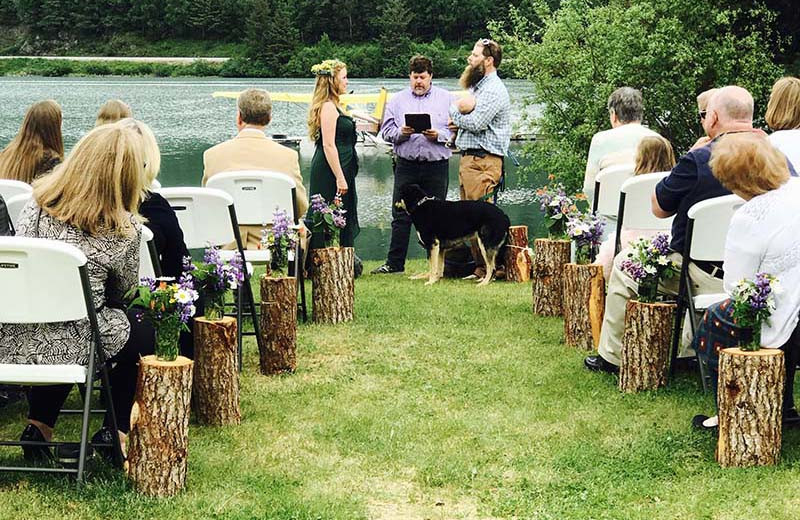 Weddings at Trail Lake Lodge.