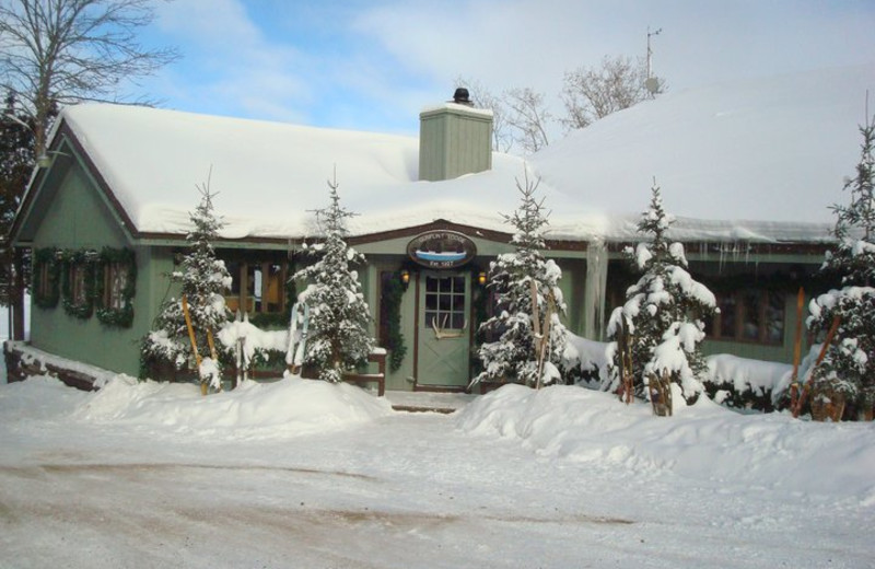 Main lodge at Gunflint Lodge.