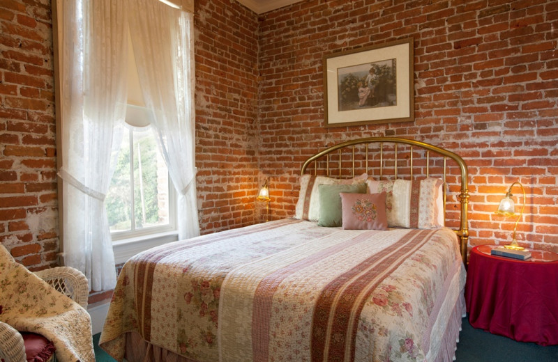 Guest room at Bishop Victorian Hotel.