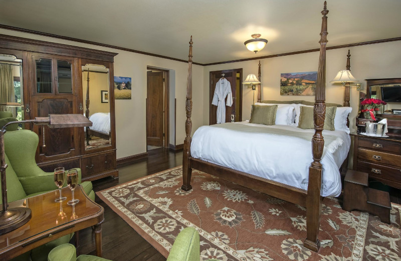 Guest room at Applewood Inn, Restaurant and Spa.