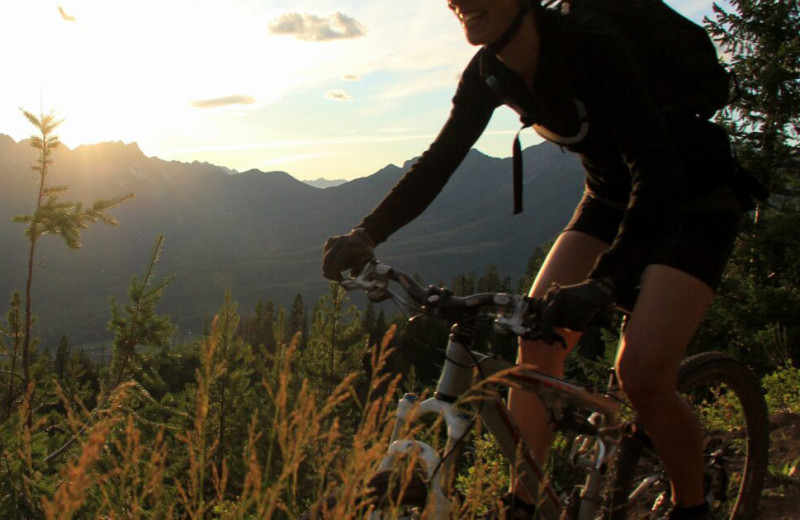 Biking at Fernie Central Reservations.