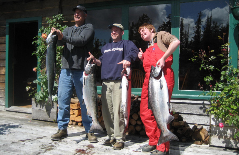 Fishing at Blackfish Lodge.