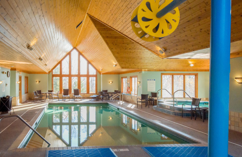 Indoor pool at Lutsen Sea Villas.