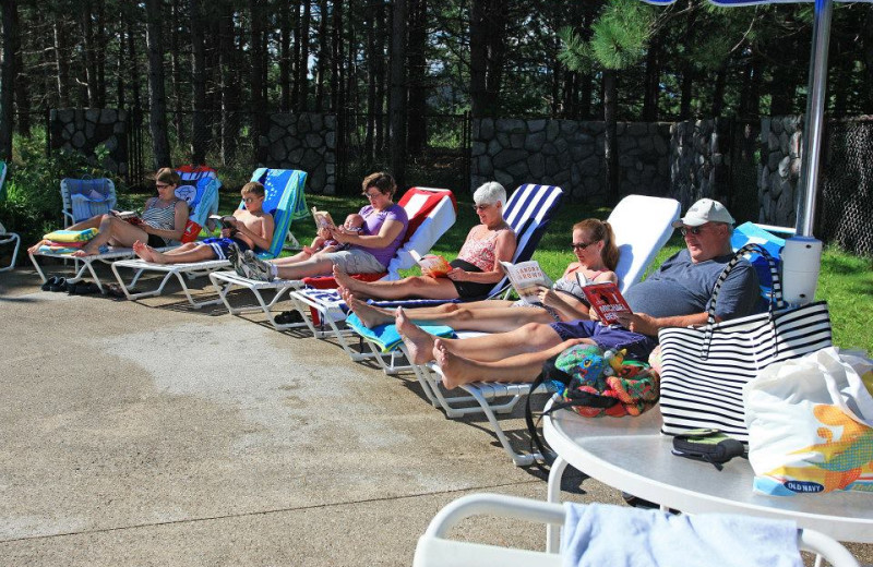 Patio at Trout Creek Condominiums.