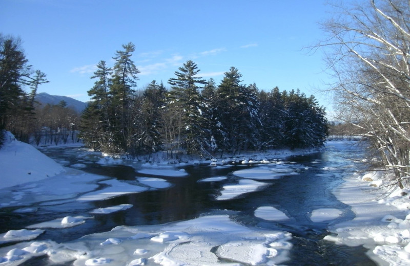 Stream at Cathedral Ledge Resort.