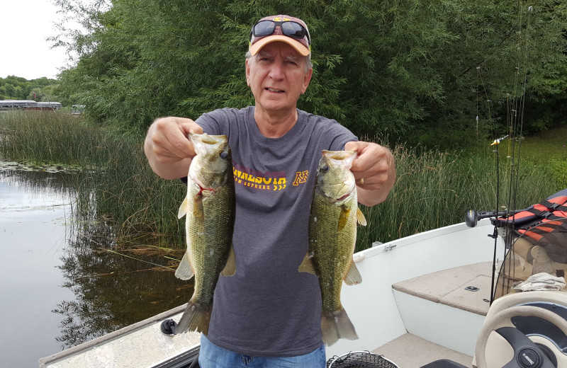 Fishing at GrandStay Parkers Prairie.