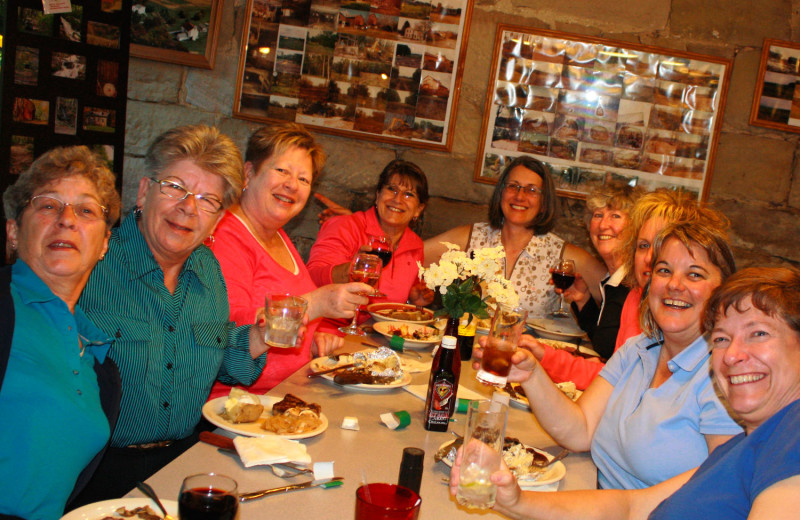 Dining at Spring Valley Golf and Lodge.