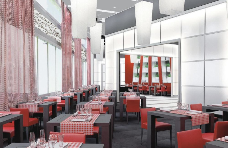 Dining at Hotel Riu Playacar.