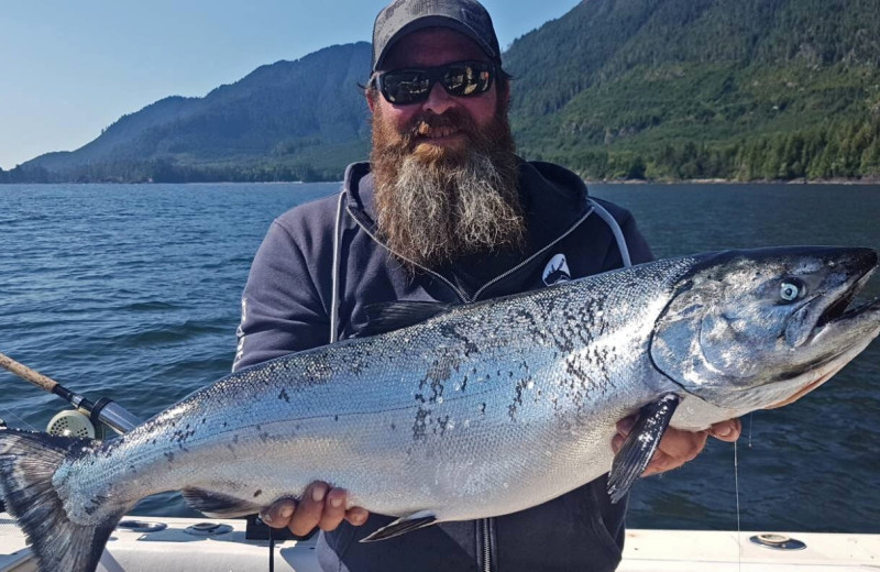 Fishing at Nootka Marine Adventures.