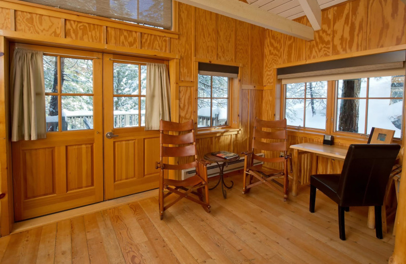 Guest room at Sleeping Lady.