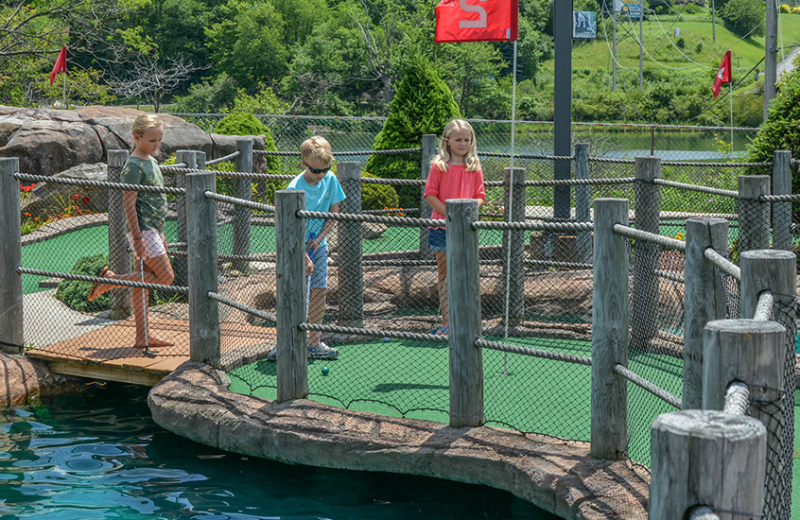 Mini golf at Railey Vacations.