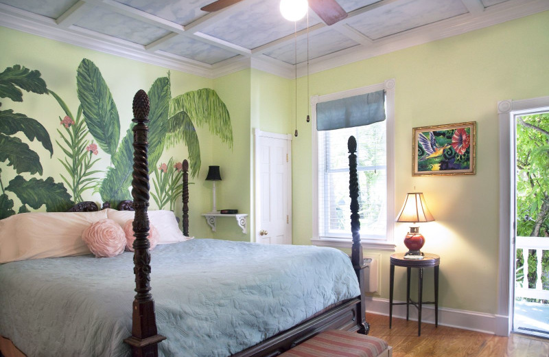 Guest room at Coco Plum Inn.