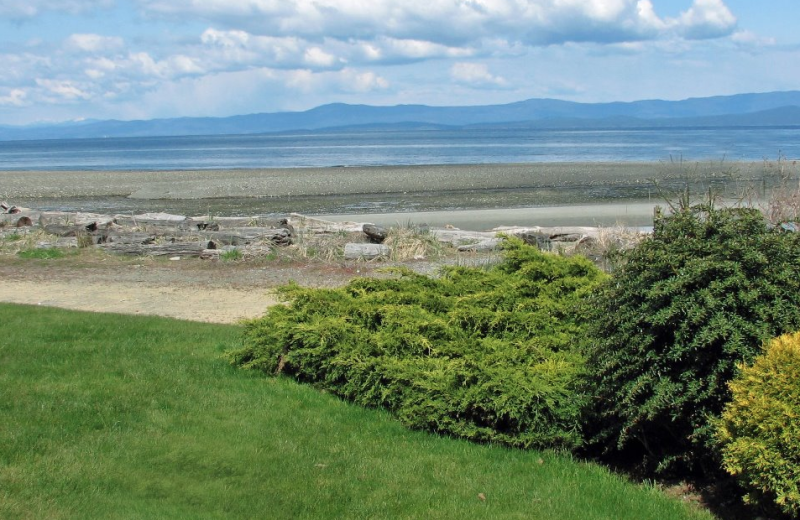 Beach view from The Shorewater Resort.