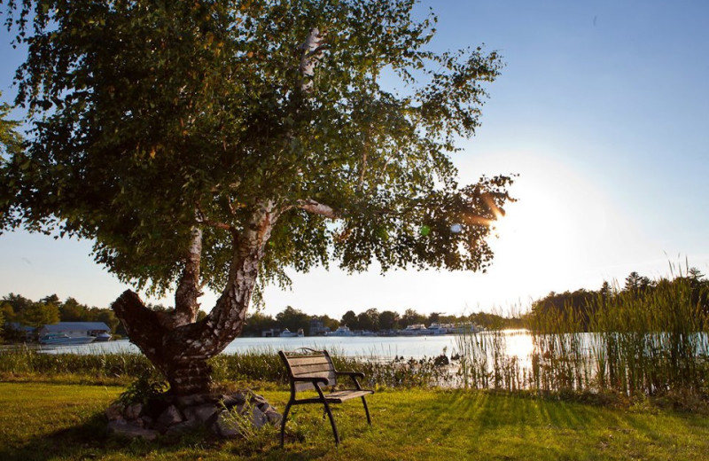 The lake at Christie's Mill Inn & Spa.