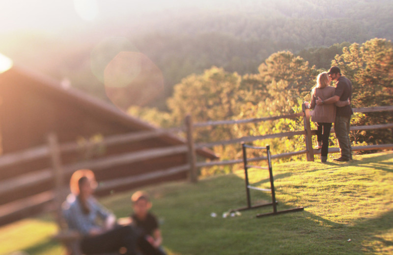 Couple at Watershed Resort.