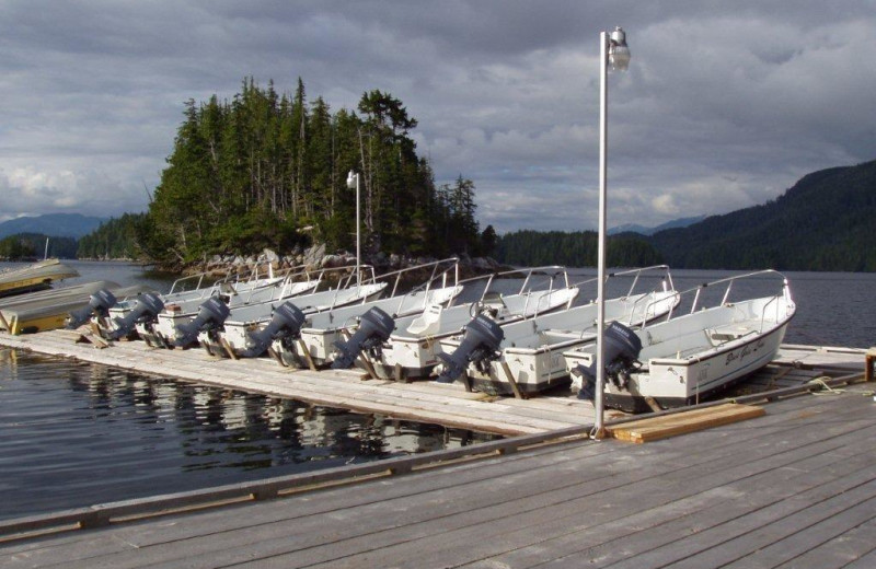 Boats at Black Gold Lodge