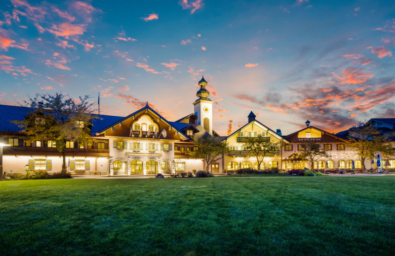 Exterior view of Bavarian Inn of Frankenmuth.