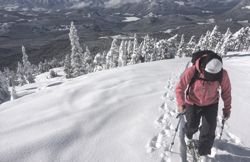 Winter at Wood Mountain Lodge.