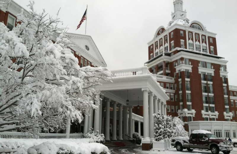 Exterior view of The Homestead.