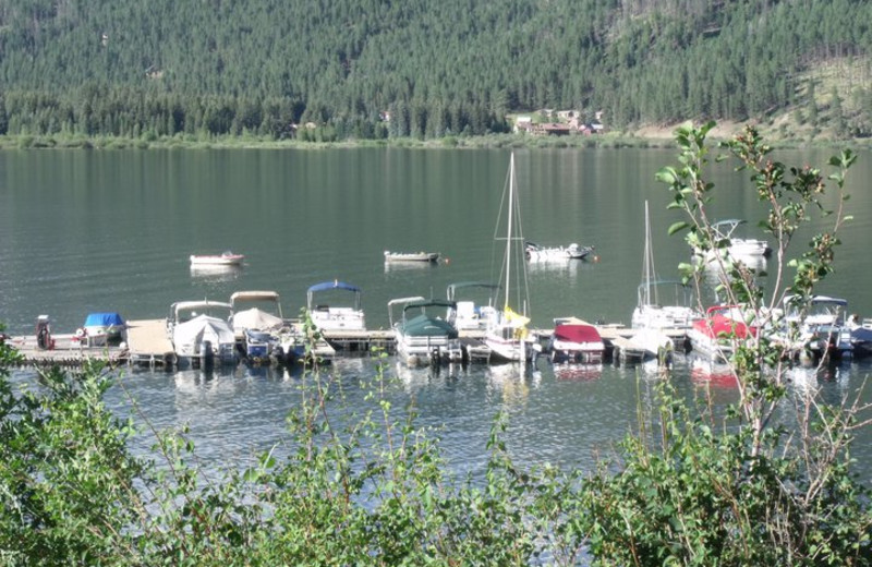 Boats on the Lake at Vallecito Resort