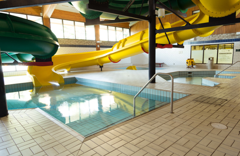 Indoor waterpark at Douglas Fir Resort & Chalets.