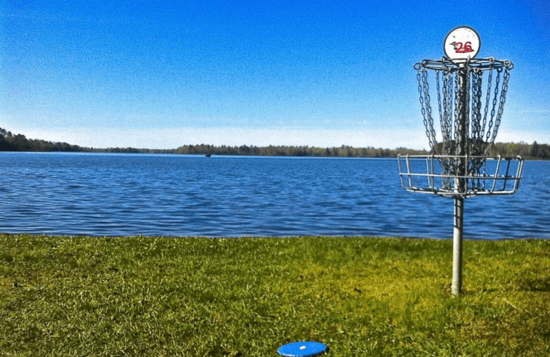 Disc golf at Sandy Point Resort and Disc Golf Ranch.