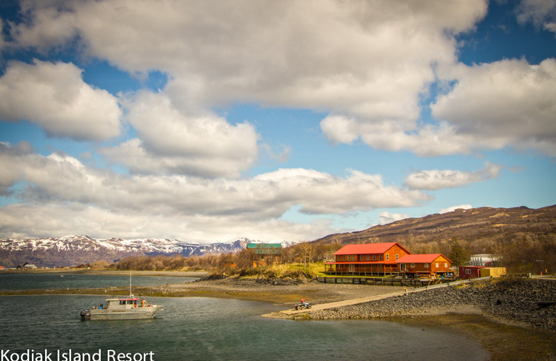 Exterior view of Alaska's Kodiak Island Resort.