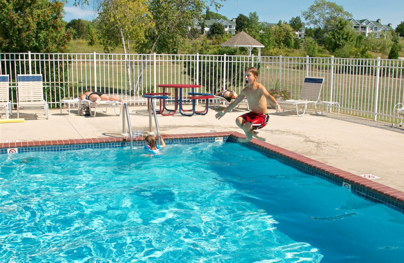 Outdoor pool at Newport Resort.