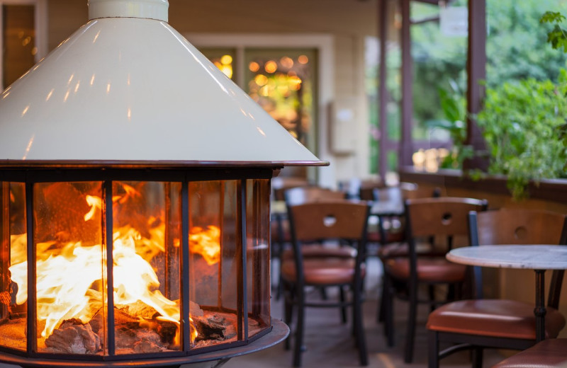 Patio at EuroSpa & Inn.