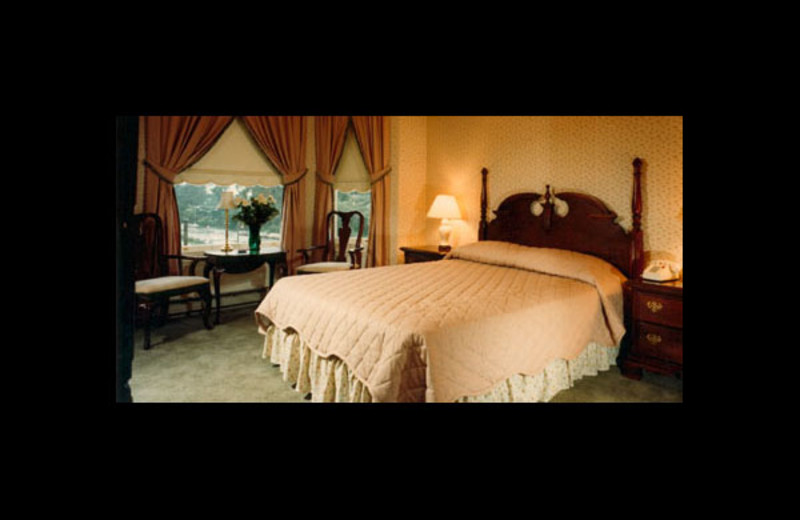 Guest room at Stanyan Park Hotel.
