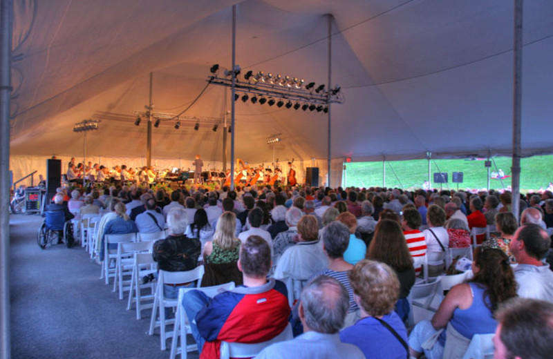 Concert near The Alpine Inn.