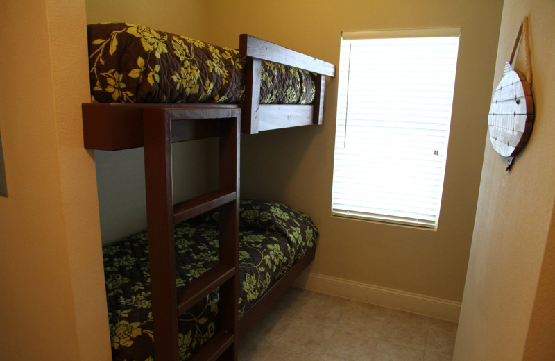 Bunk bed room at Laketown Wharf.