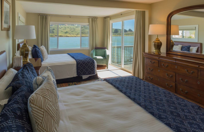 Guest room at Jenner Inn and Cottages.