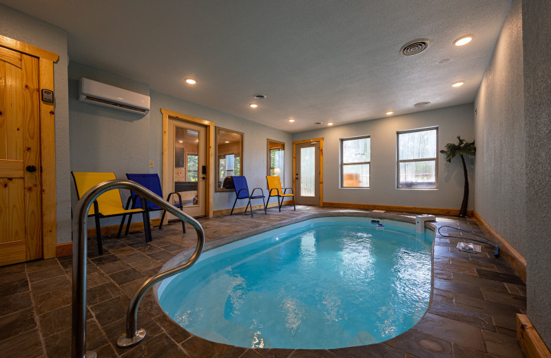 Indoor pool at American Patriot Getaways - Make A Splash.