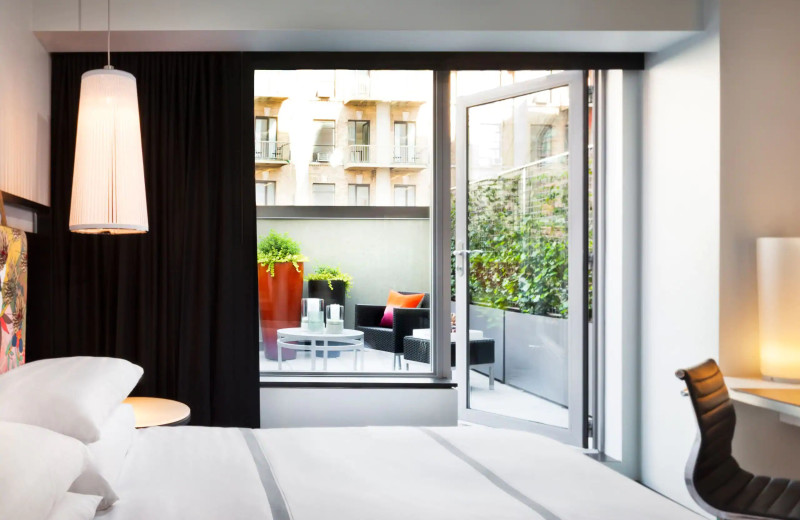 Guest room at Hyatt Union Square New York.