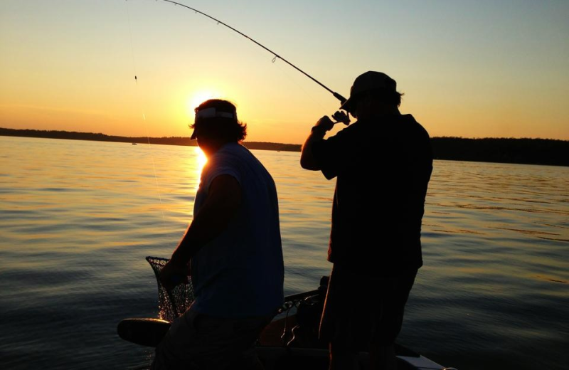 Fishing at Cozy Bay Resort.