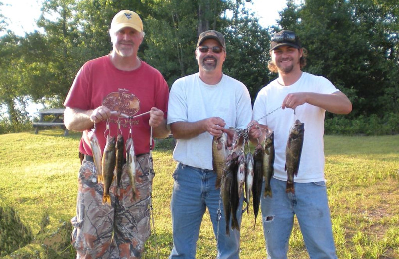 Fishing at Bay Wolf Camp.