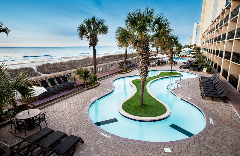 Lazy river at Compass Cove Resort.