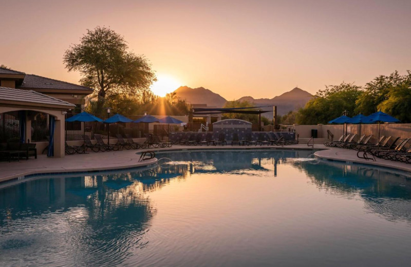 Outdoor pool at Scottsdale Links Resort.