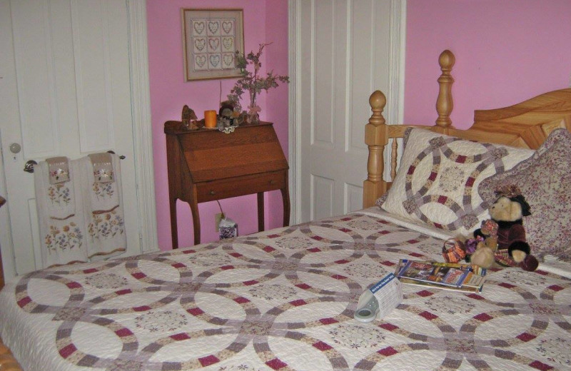 Guest room at Country Haven B&B.