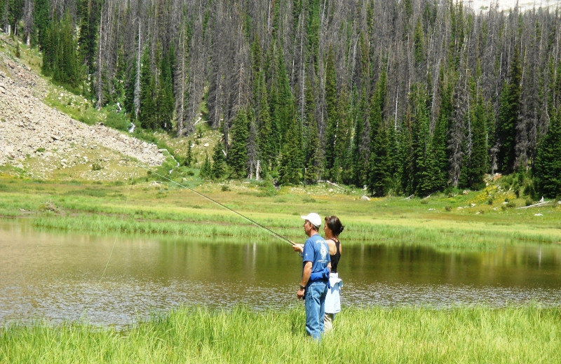 Fishing at Medicine Bow Lodge.