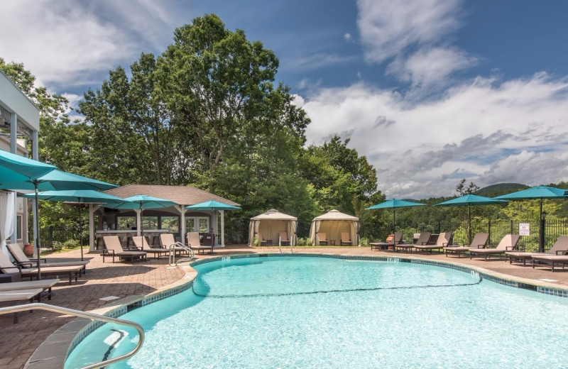 Outdoor pool at Valhalla Resort Hotel.