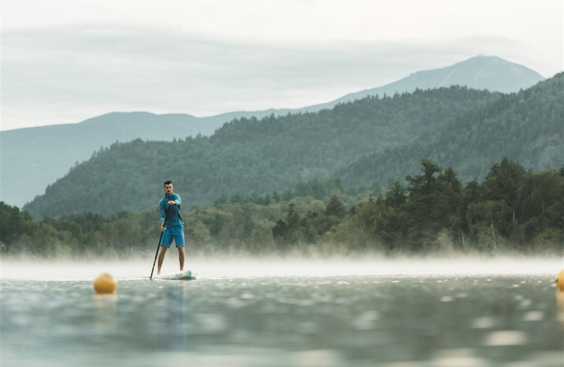 Paddle board at Golden Arrow Lakeside Resort.