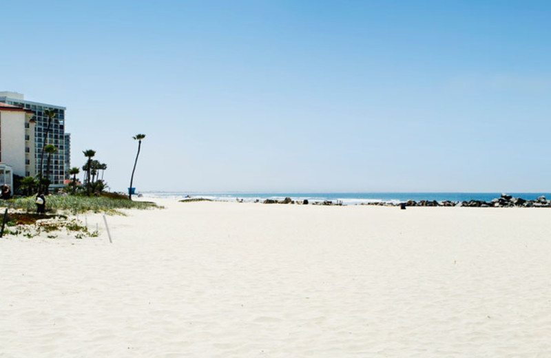 Coronado Beach a Couple Blocks from the Property at the Coronado Beach Resort