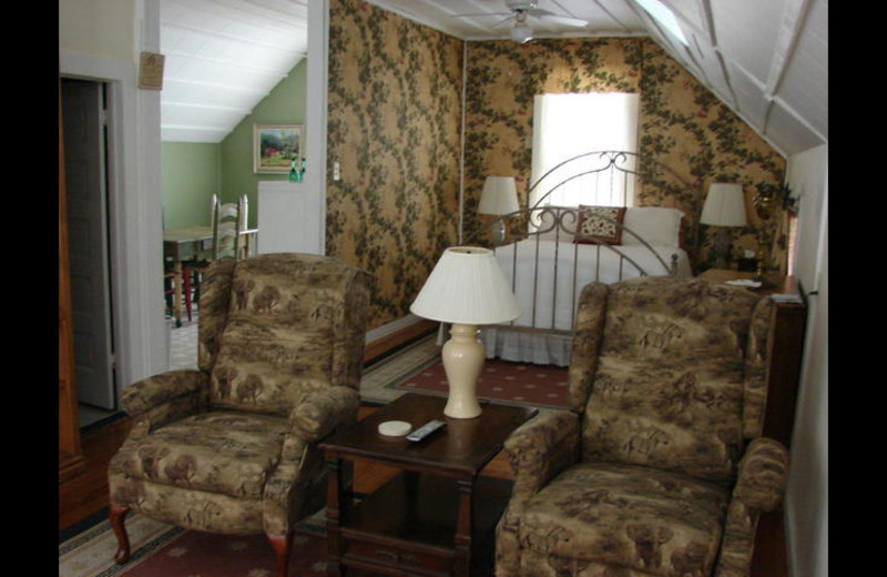 Guest room at San Gabriel House B & B.