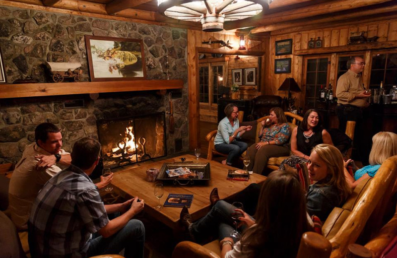 Lodge lobby at Rawah Ranch.