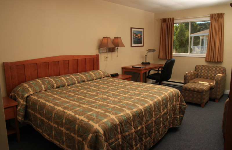 Guest room at Alpine Motor Inn.