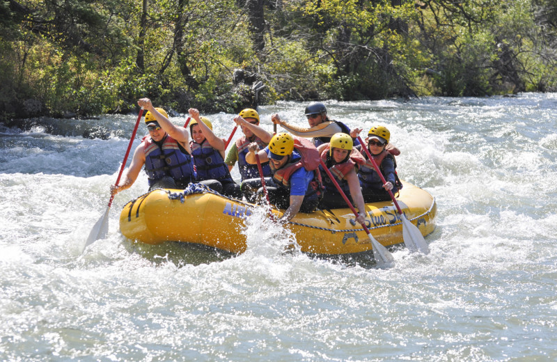 Rafting at Oyhut Bay Seaside Village.