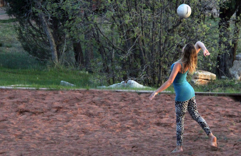 Volleyball at Zion Ponderosa Ranch Resort.