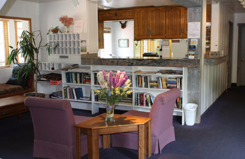 Lobby at St. Moritz Lodge & Condominiums.